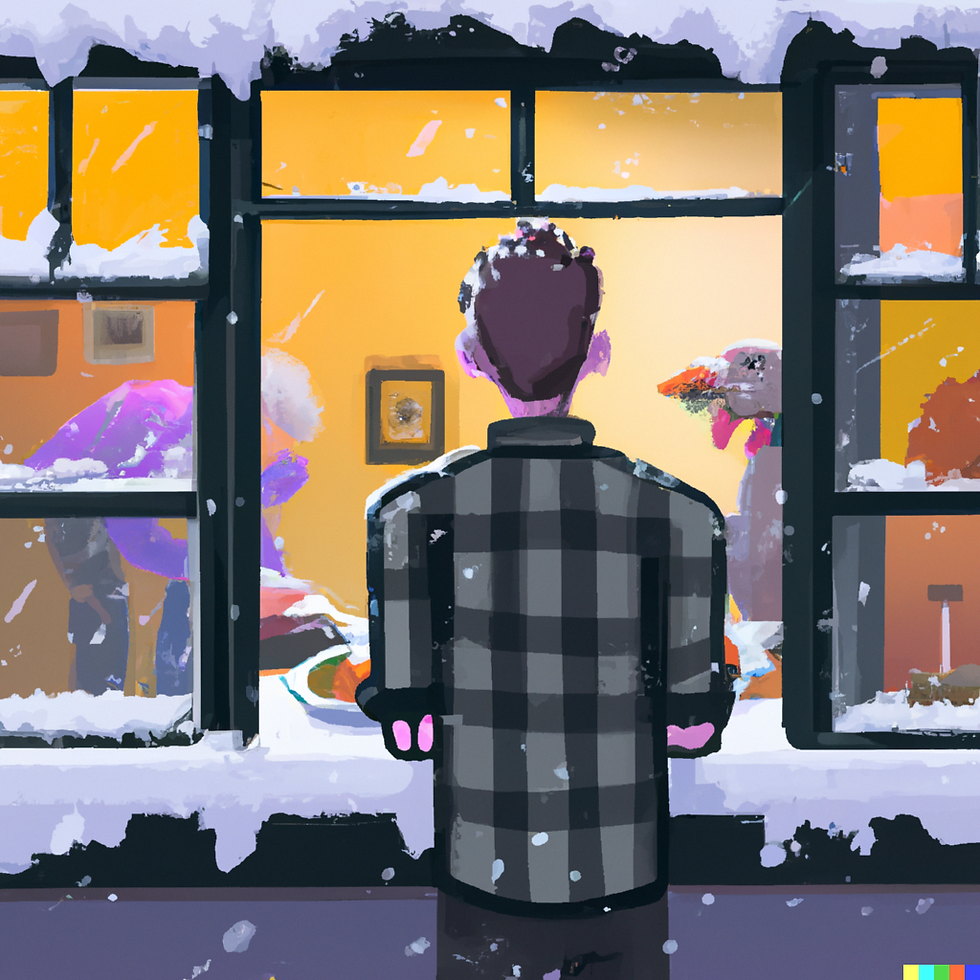 cartoon out in the cold