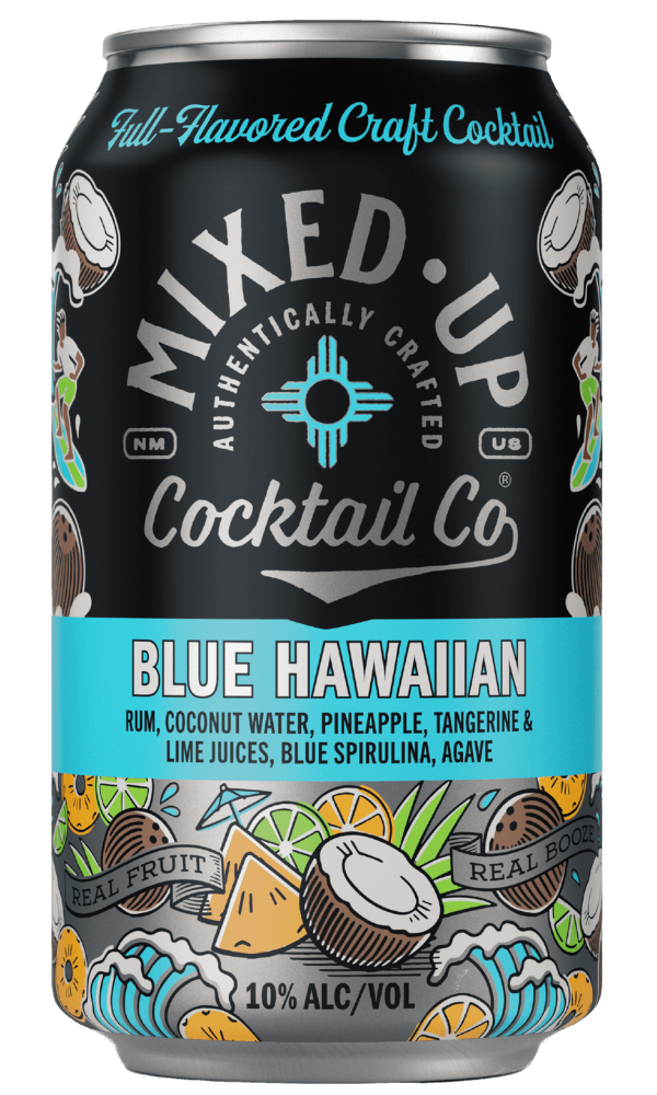 Mixed Up Cocktails Blue Hawaiian