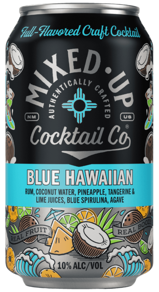 Mixed Up Cocktails Blue Hawaiian