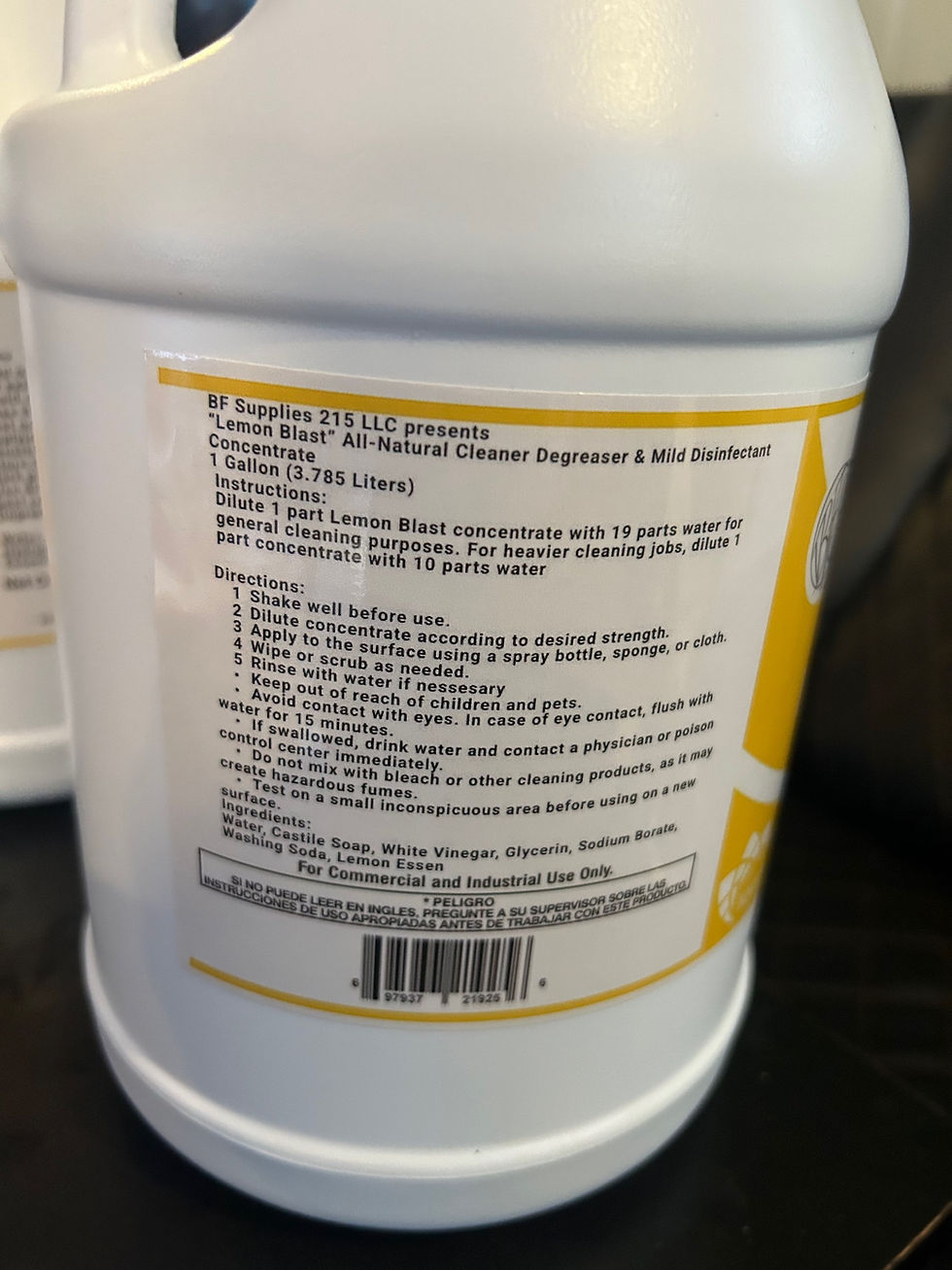 Thumbnail: Lemon Blast 💥 All Natural Cleaner Degreaser case of 4 gal. concentrated formul 