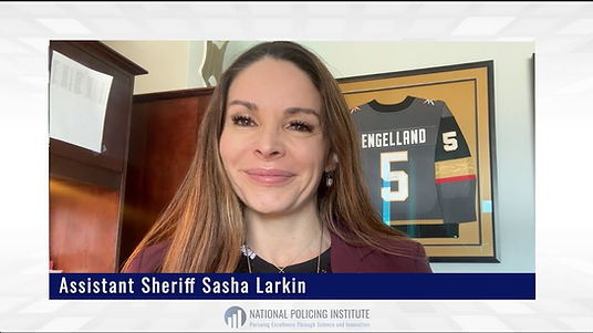 Sasha Larkin featured in National Policing Institute