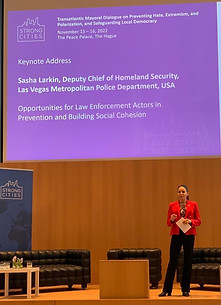Sasha Larkin at 2022 Strong Cities Network