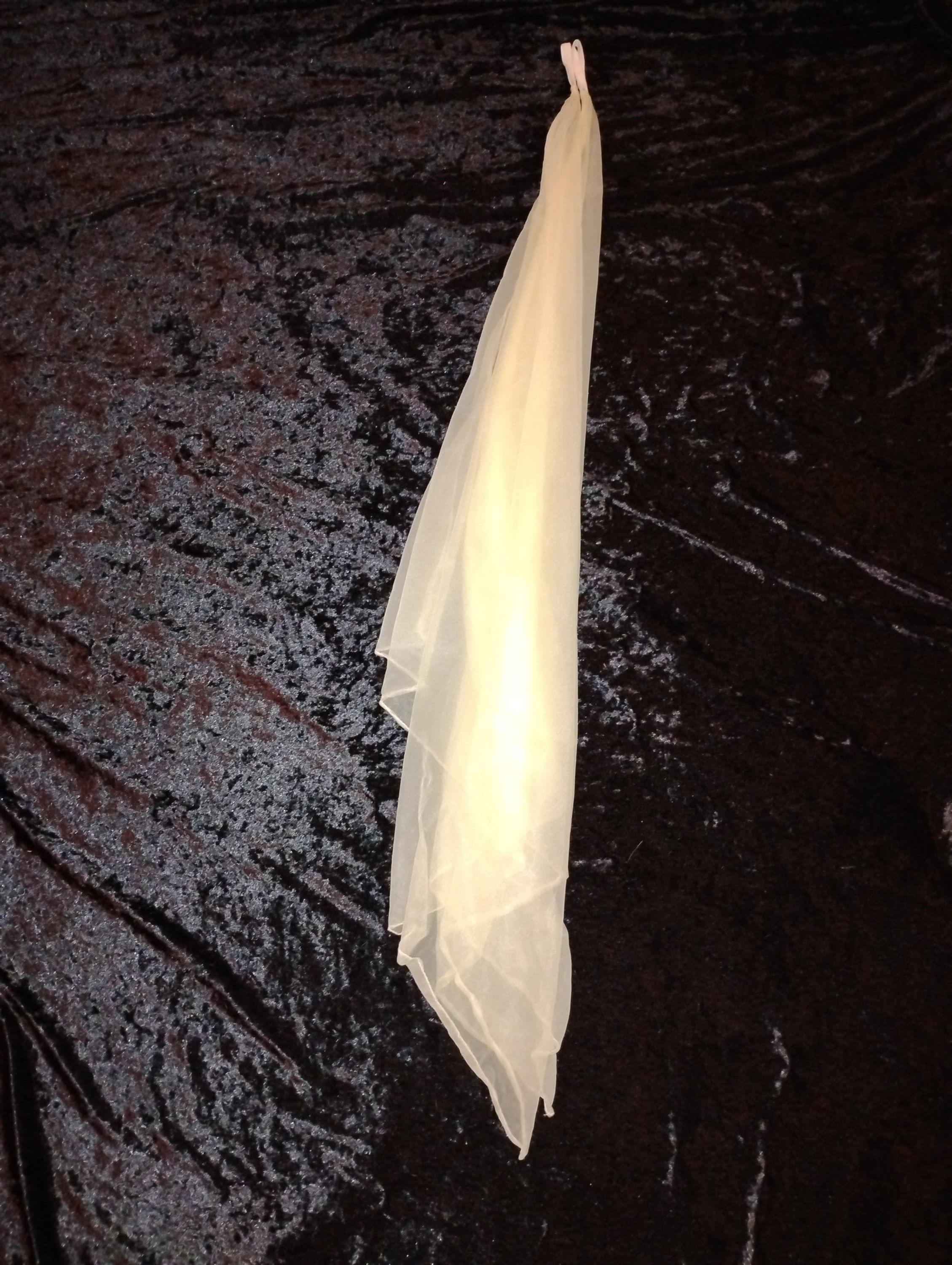 Diaphanous Wrist Drips - Gossamer yellow LARGE