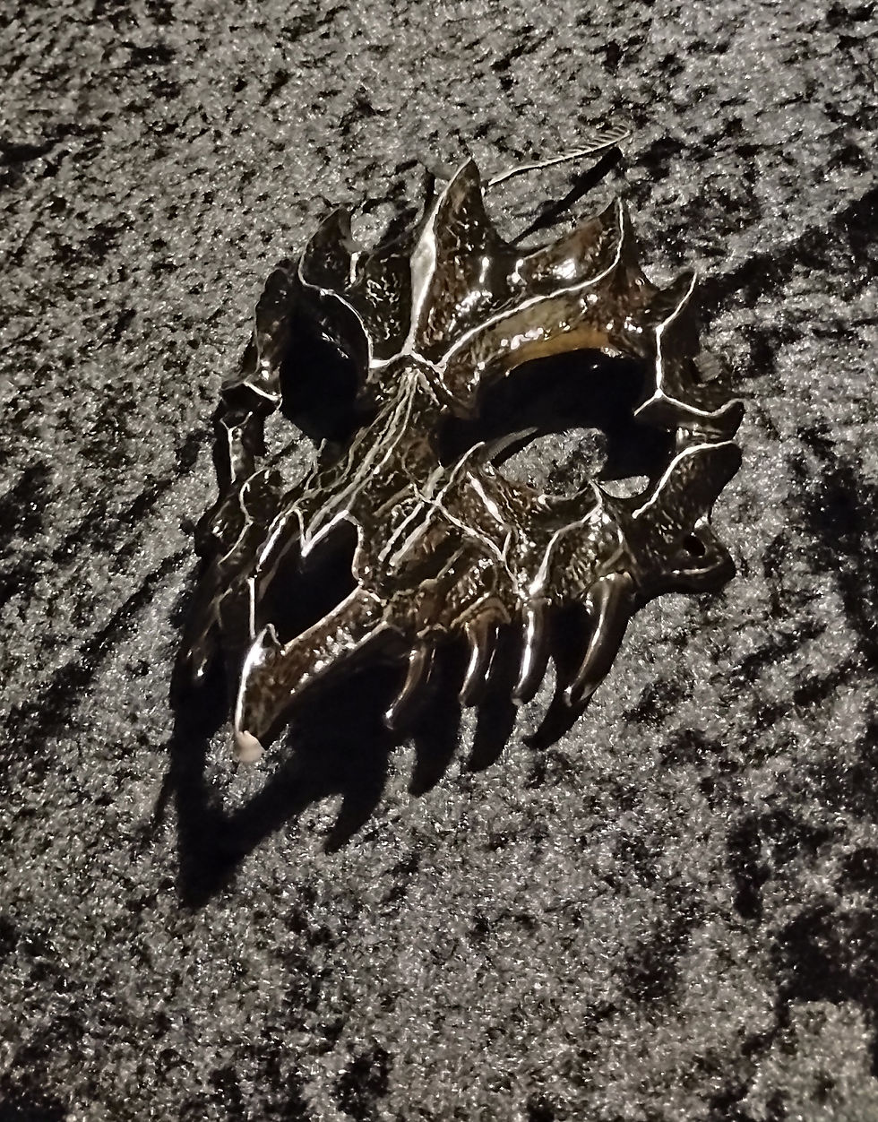 Thumbnail: Black & Silvered Crow Mask