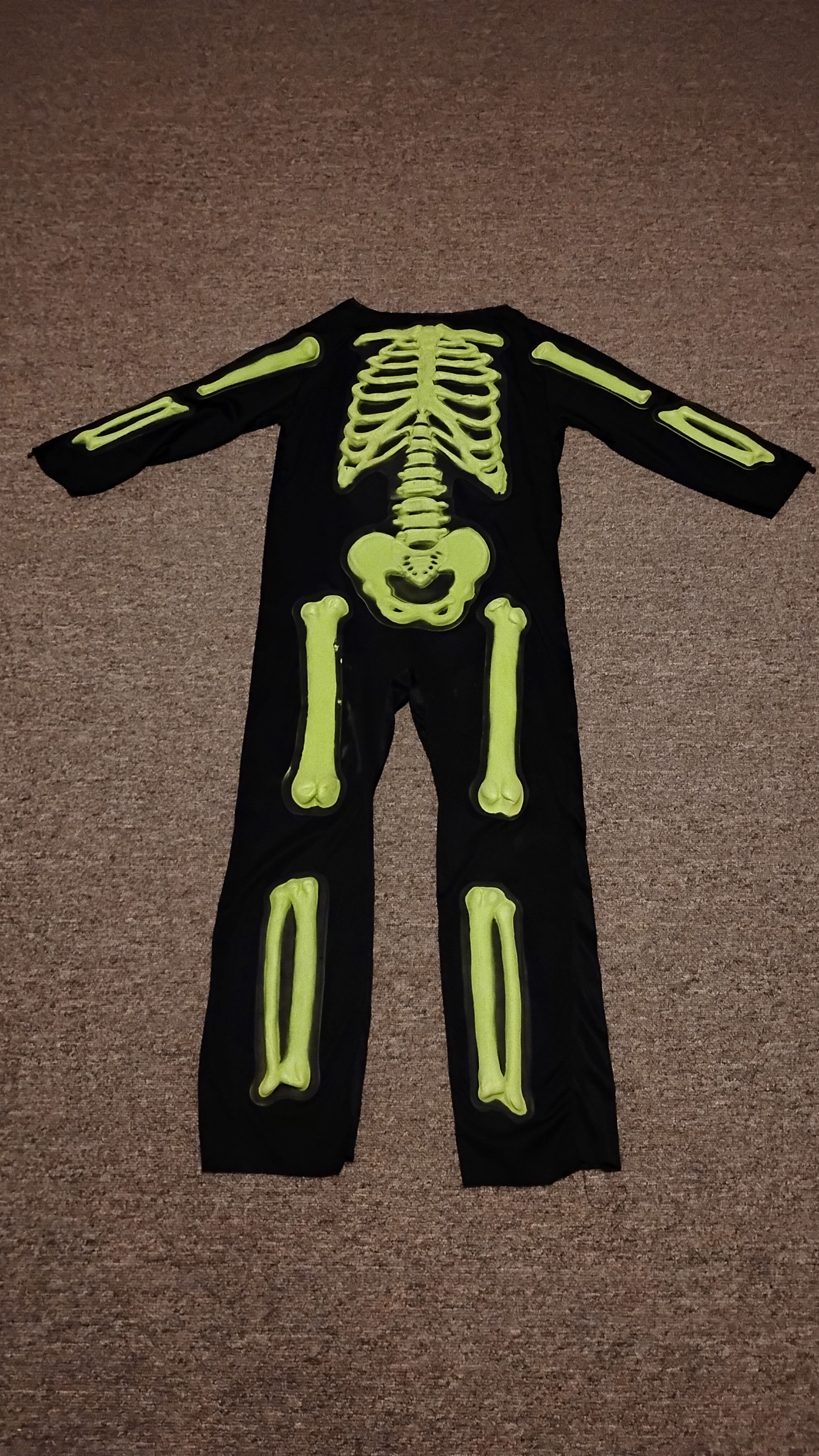 GREEN GLO-IN-DARK SKELETON