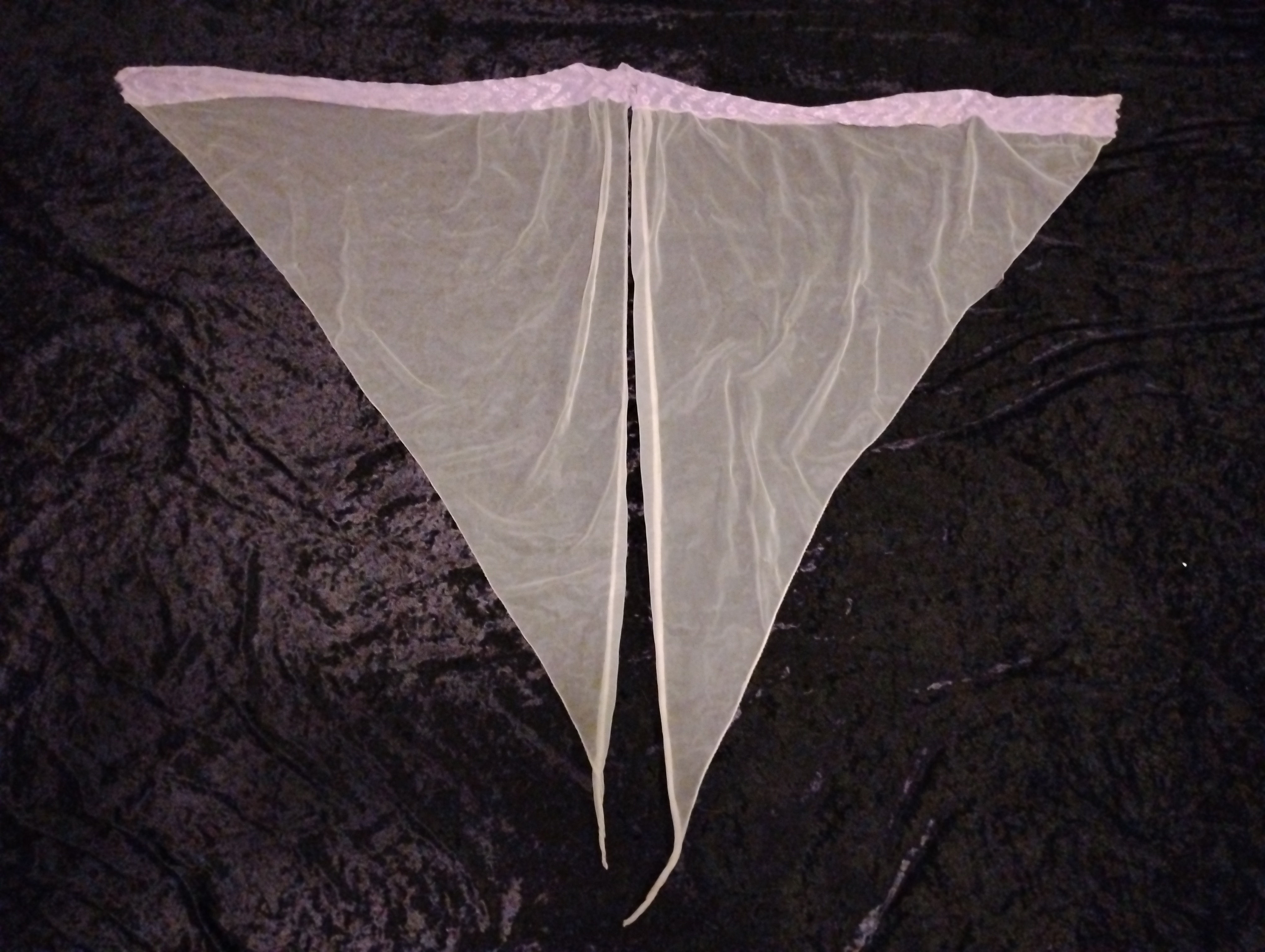 GRAND GOSSAMER WINGS - yellow with purple arms