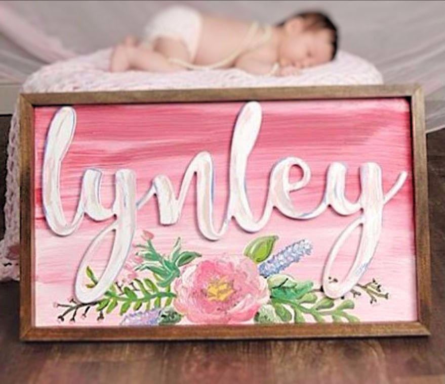 Baby's Name Wall Decor...$75 & UP