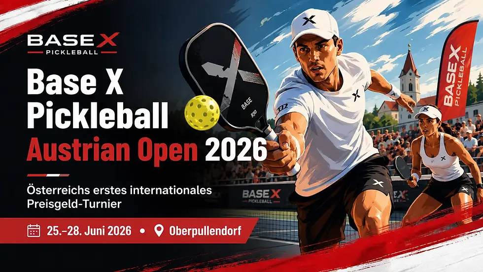 Base X Pickleball Austrian Open 2026 – Austria’s first international prize-money tournament is coming up