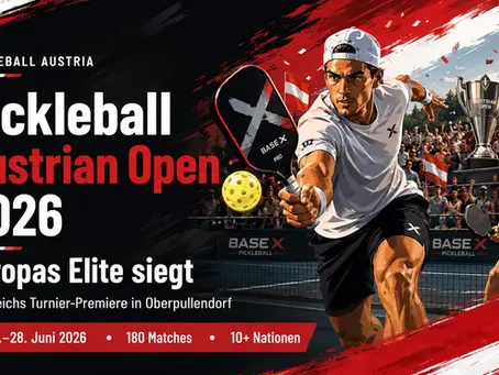 Pickleball Austrian Open 2026: Europas Elite triumphiert bei Österreichs Turnier-Premiere