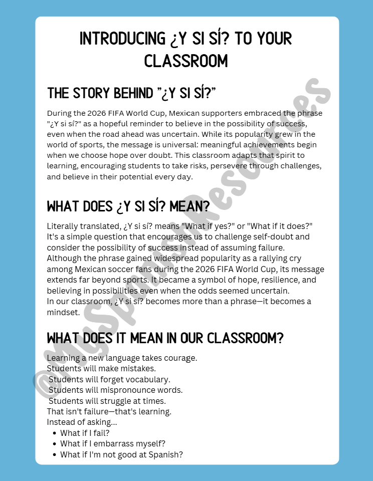 ¿Y si sí? Back-to-School Growth Mindset Activities | English & Spanish