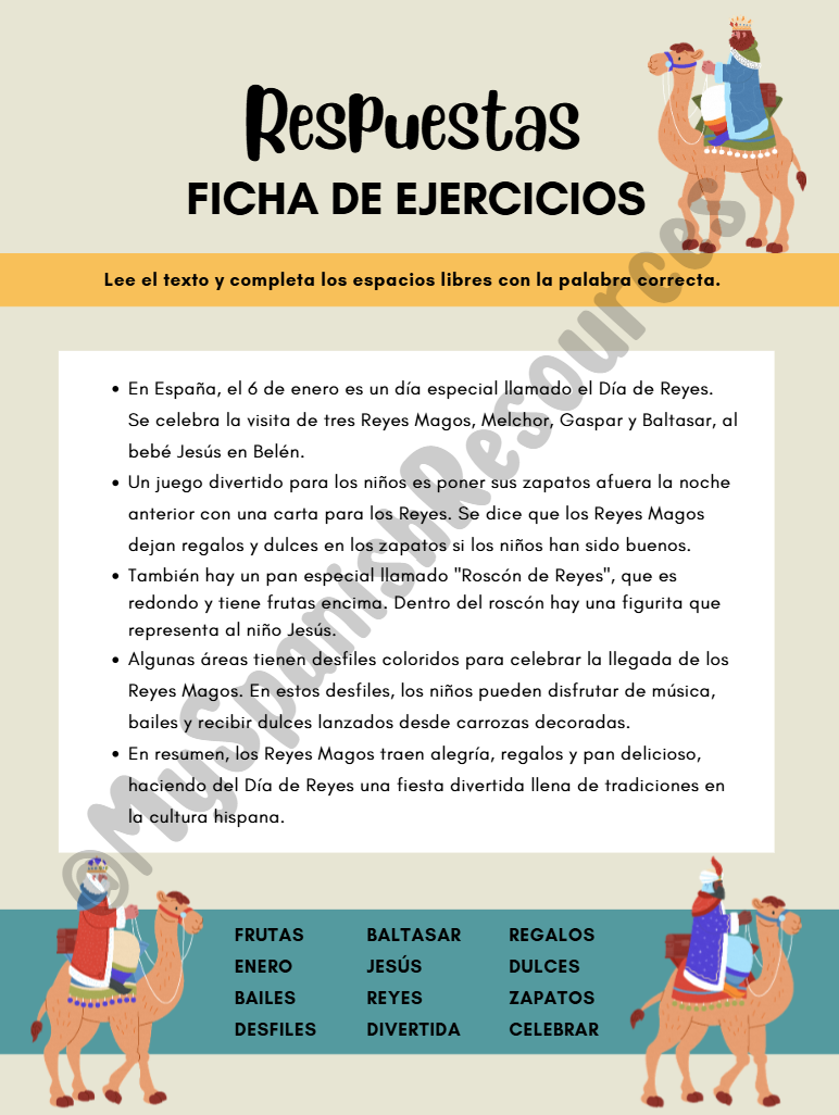 Thumbnail: Día de Los Reyes Magos | Lectura y Escritura