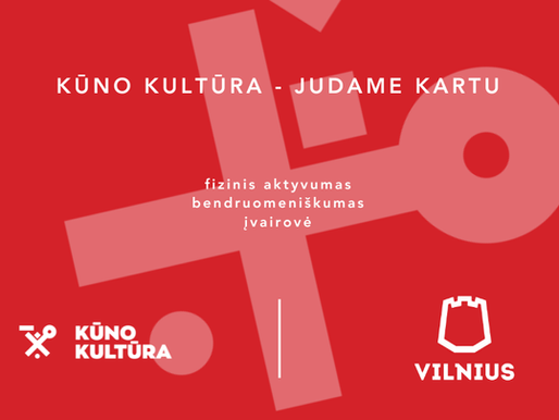 Registracija į nemokamus užsiėmimus gegužės - rugpjūčio mėn. "Kūno kultūra - judame kartu".