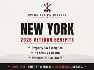 New York Veteran Benefits 2026: Tax-Free Pension, Property Tax & Tuition