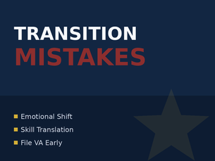 Common Mistakes Veterans Make When Transitioning to Civilian Life