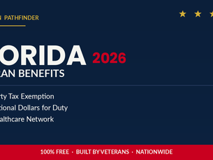 Florida Veteran Benefits 2026: Property Tax, Education & VA
