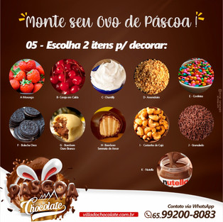 Passo 5 - Escolha 2 itens de decoração