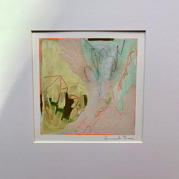 small  original abstract art painting Amanda davis San Diego