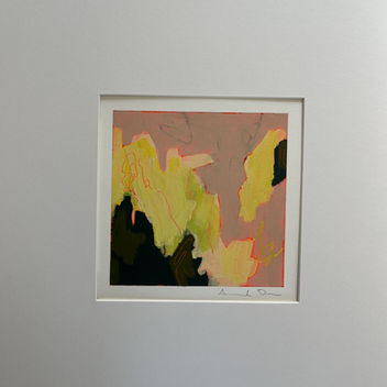 small  original abstract art painting Amanda Davis San Diego, CA