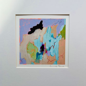 small  original abstract art painting Amanda davis San Diego