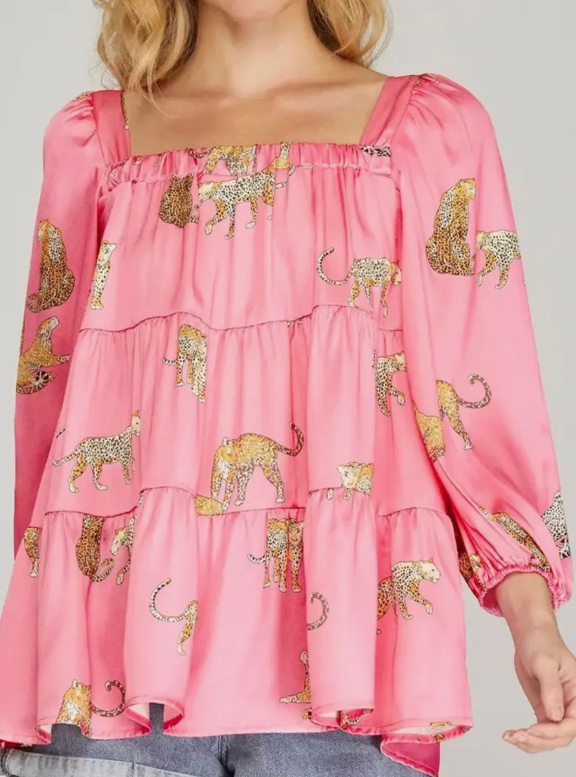 Pink Jaguar Top