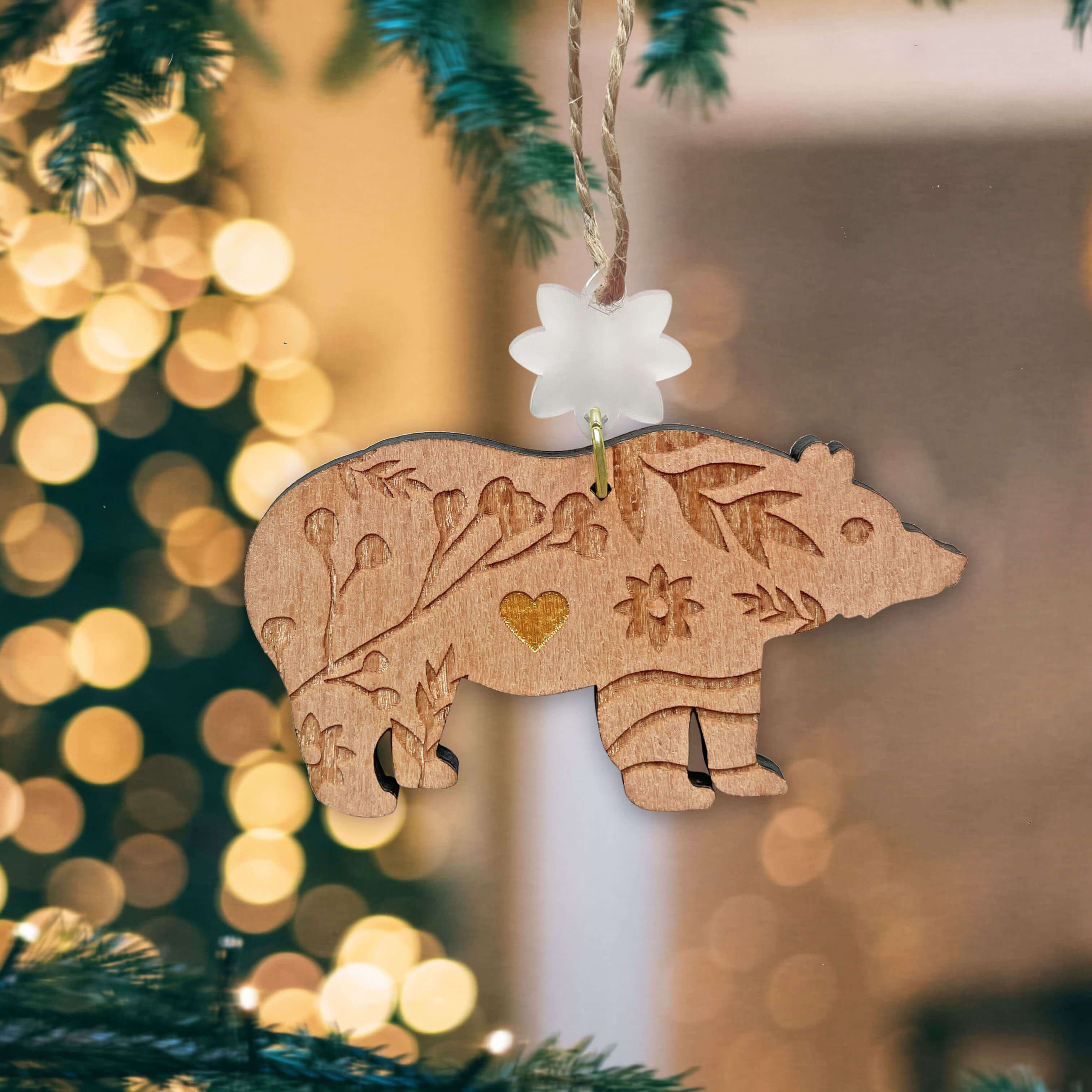 Suspension de sapin - Ours