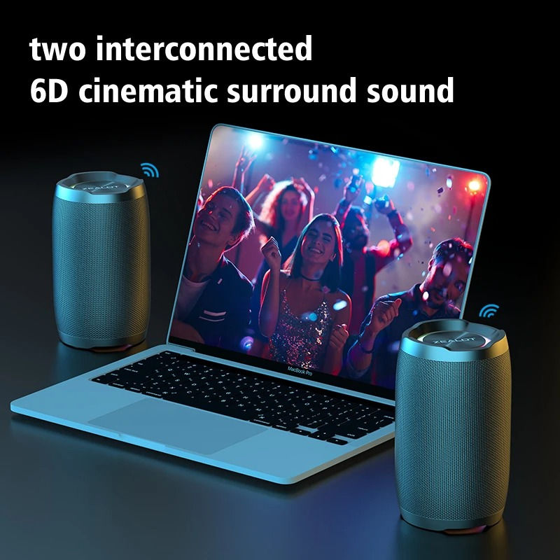 Thumbnail: Zealot S49 20W Portable Bluetooth Speaker with 360° Sound