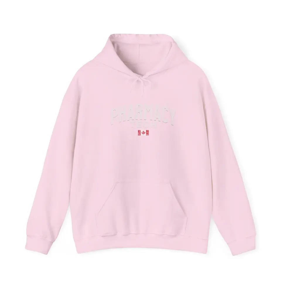 Thumbnail: Pharmacy Tech Hoodie, Distressed Canadian Flag,