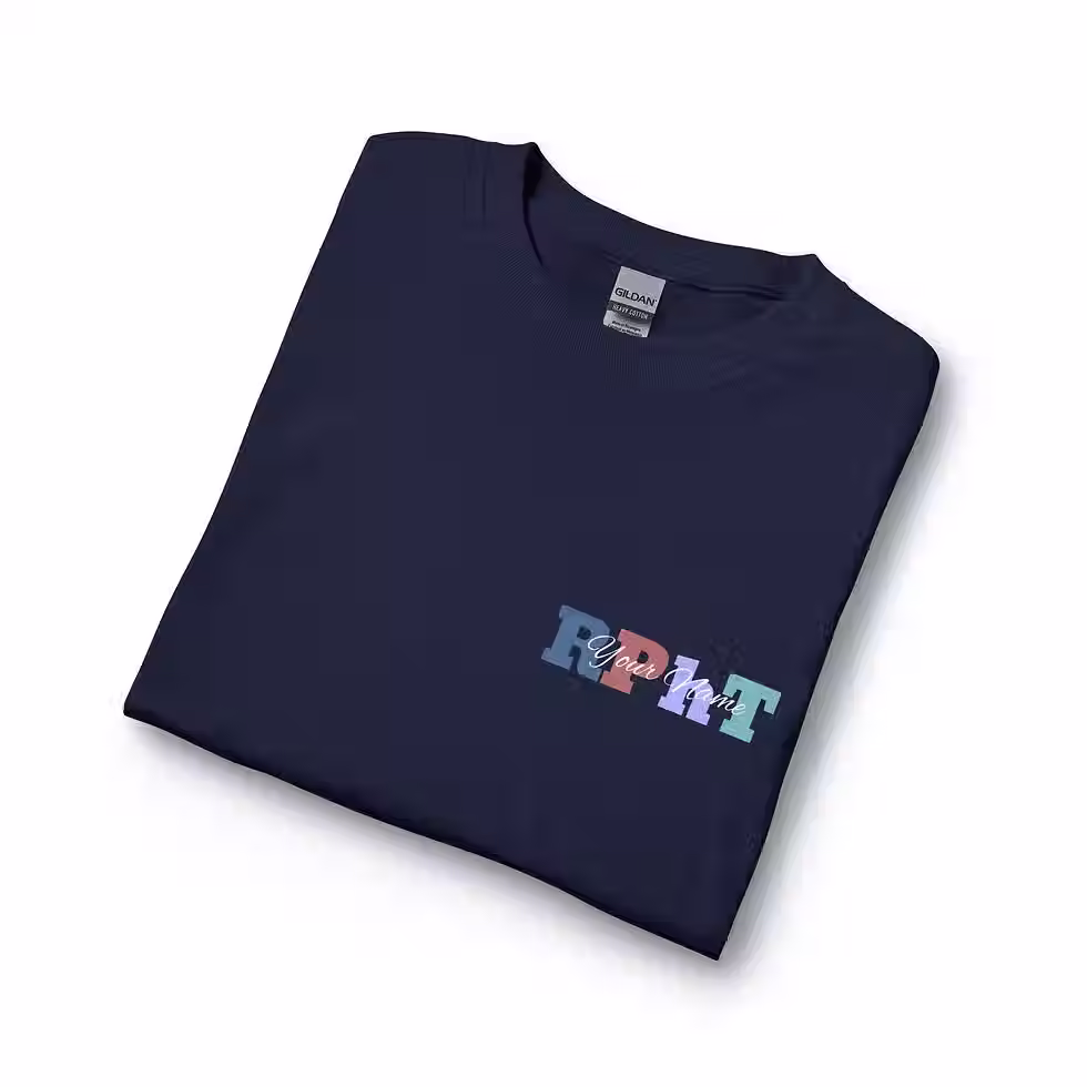 Thumbnail: Personalized RPhT Multicolor Long Sleve Shirt