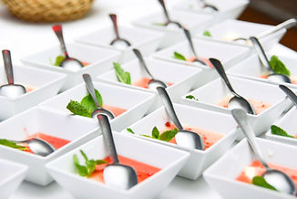 little bowls of food