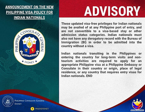 Announcement on the New PH Visa Policy for Indian Nationals p2.jpg