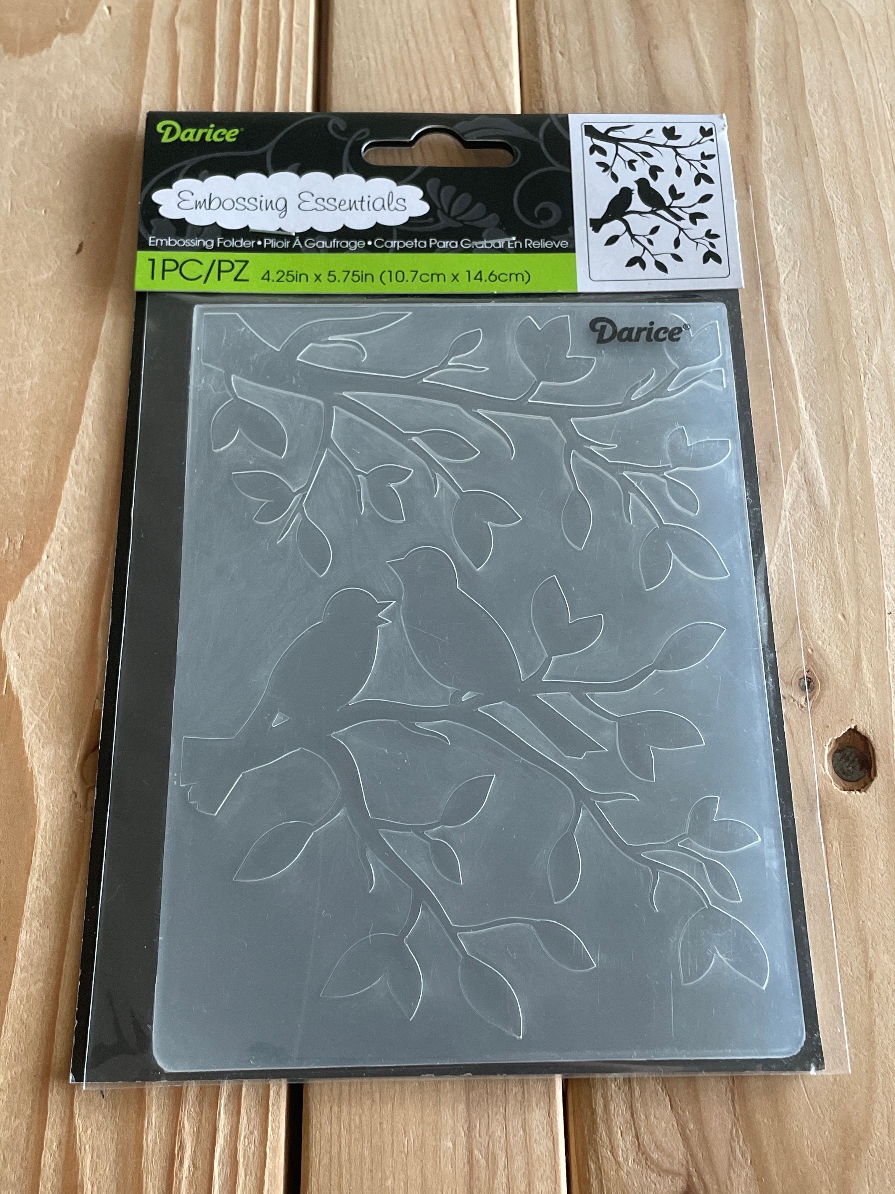 Embossing Folder Birds in Branches