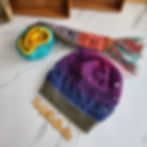 Boho Skinny Scarf & Boho Slouch Hat