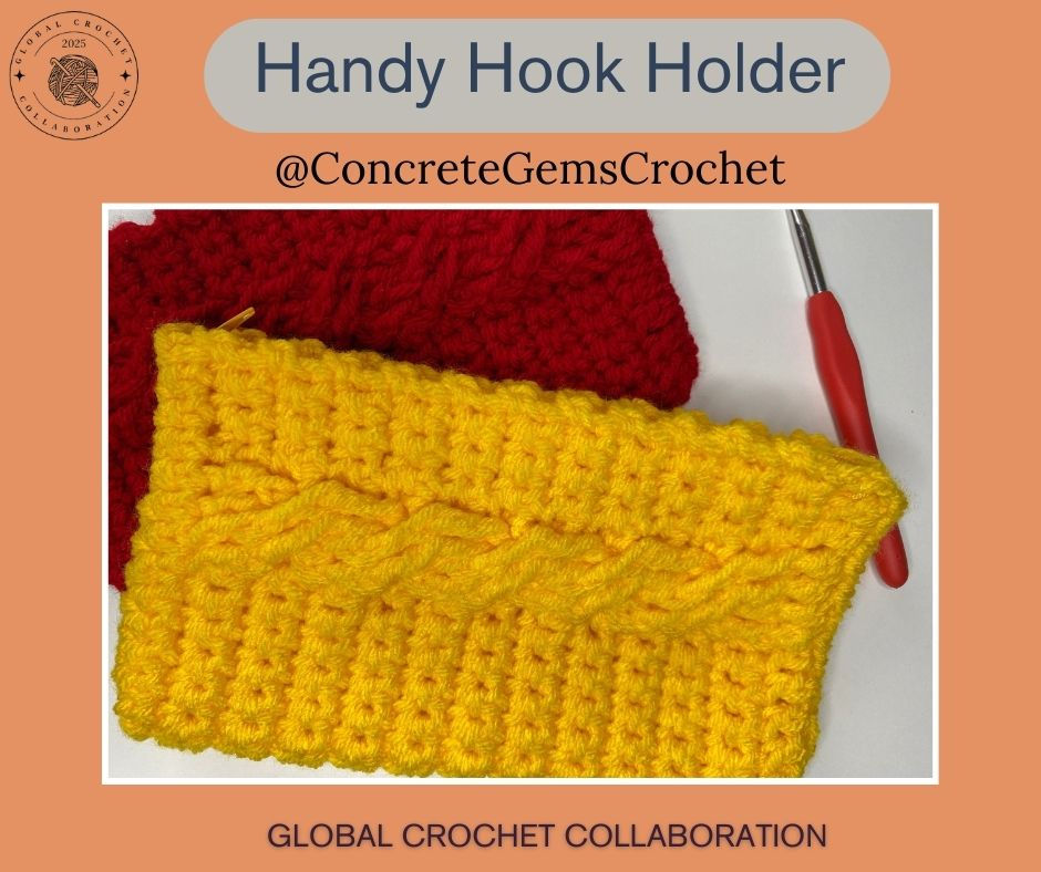 Click on above photo to be redirected to this FREE pattern on Concrete Gems Crochet's blog!