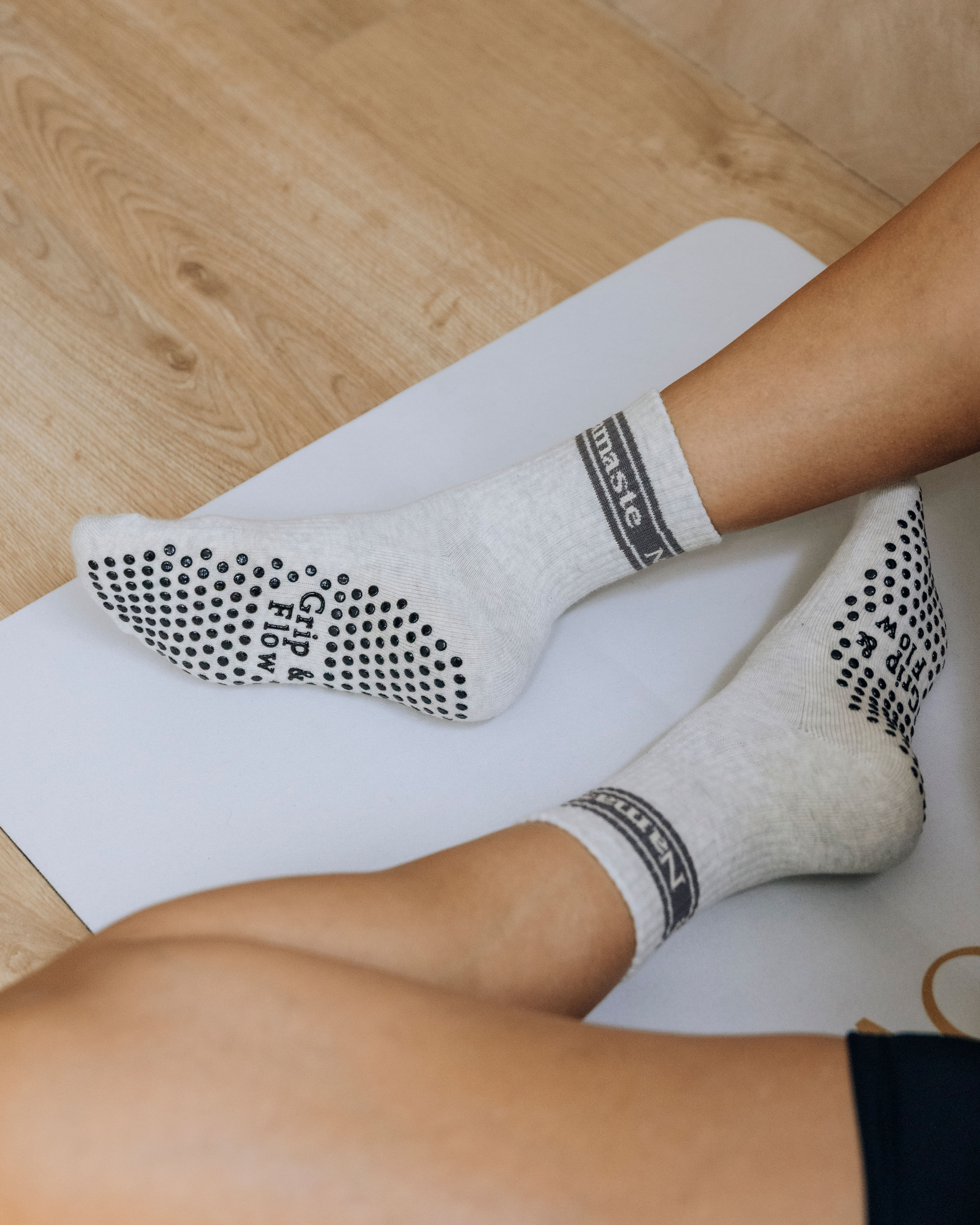 'Namaste' Grip Socks