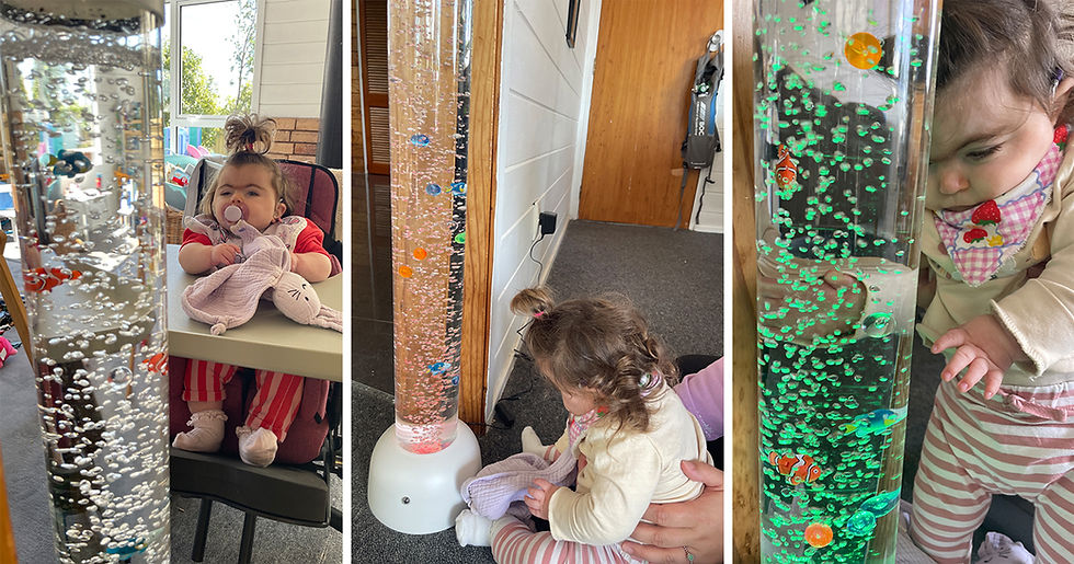 Lights and laughter for little Margot