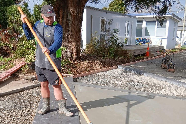 Christian Cox on concrete prep