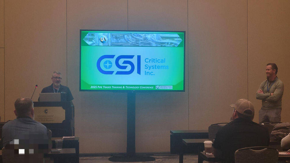 Tim Tycz and Ted Jones presenting at the United Association Instructor Training Program.