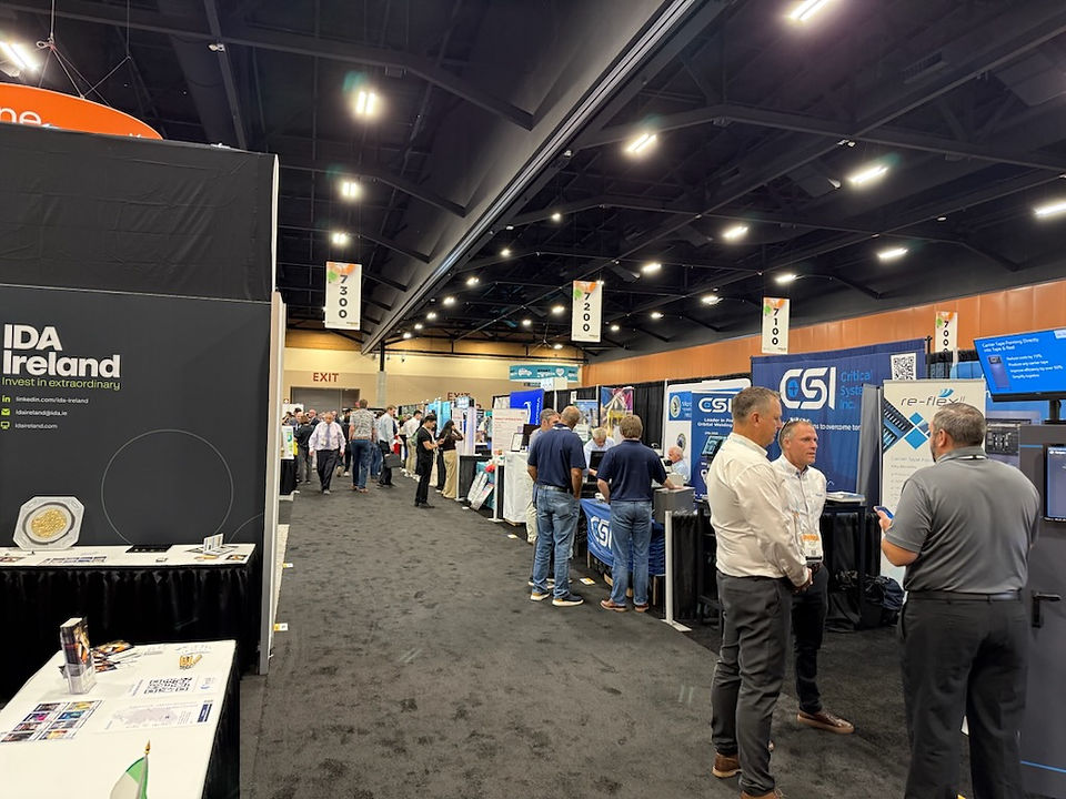 Wide view of the SEMICON floor, showing off CSI's booth location.