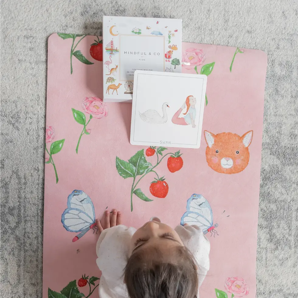 Thumbnail: Kids Yoga Mat - Sweet Print