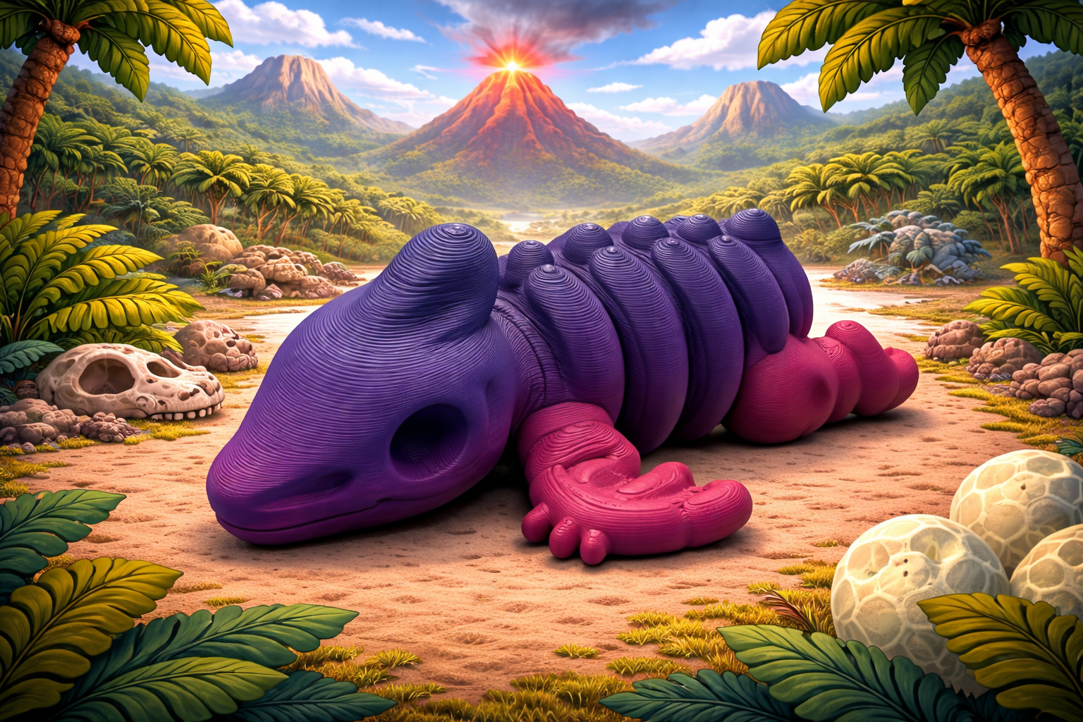 Pterodactyl Skeleton Chunky