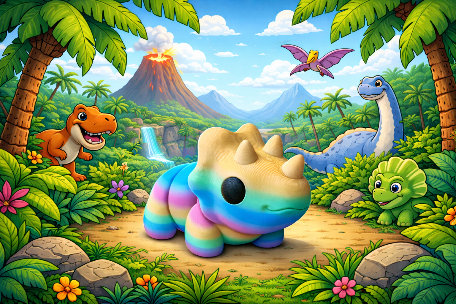 Triceratops Chunky