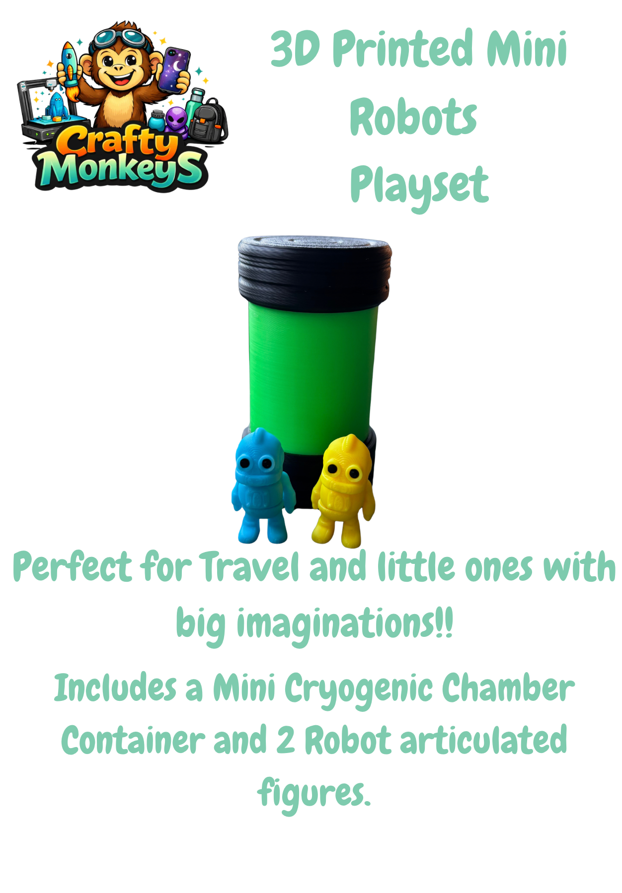Mini Robots Playset