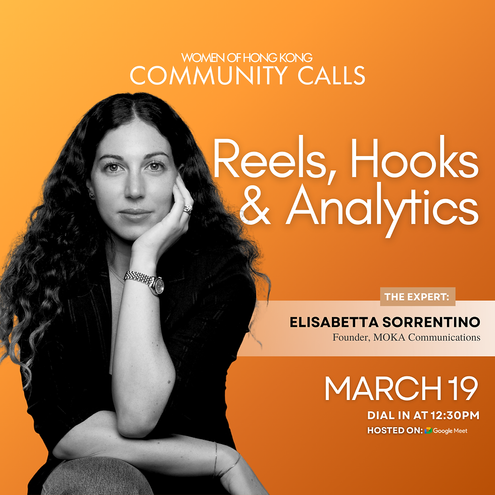 Community Call: Reels, Hooks and Analytics with Elisabetta