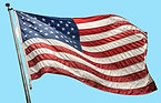 A high-quality image of the American fla