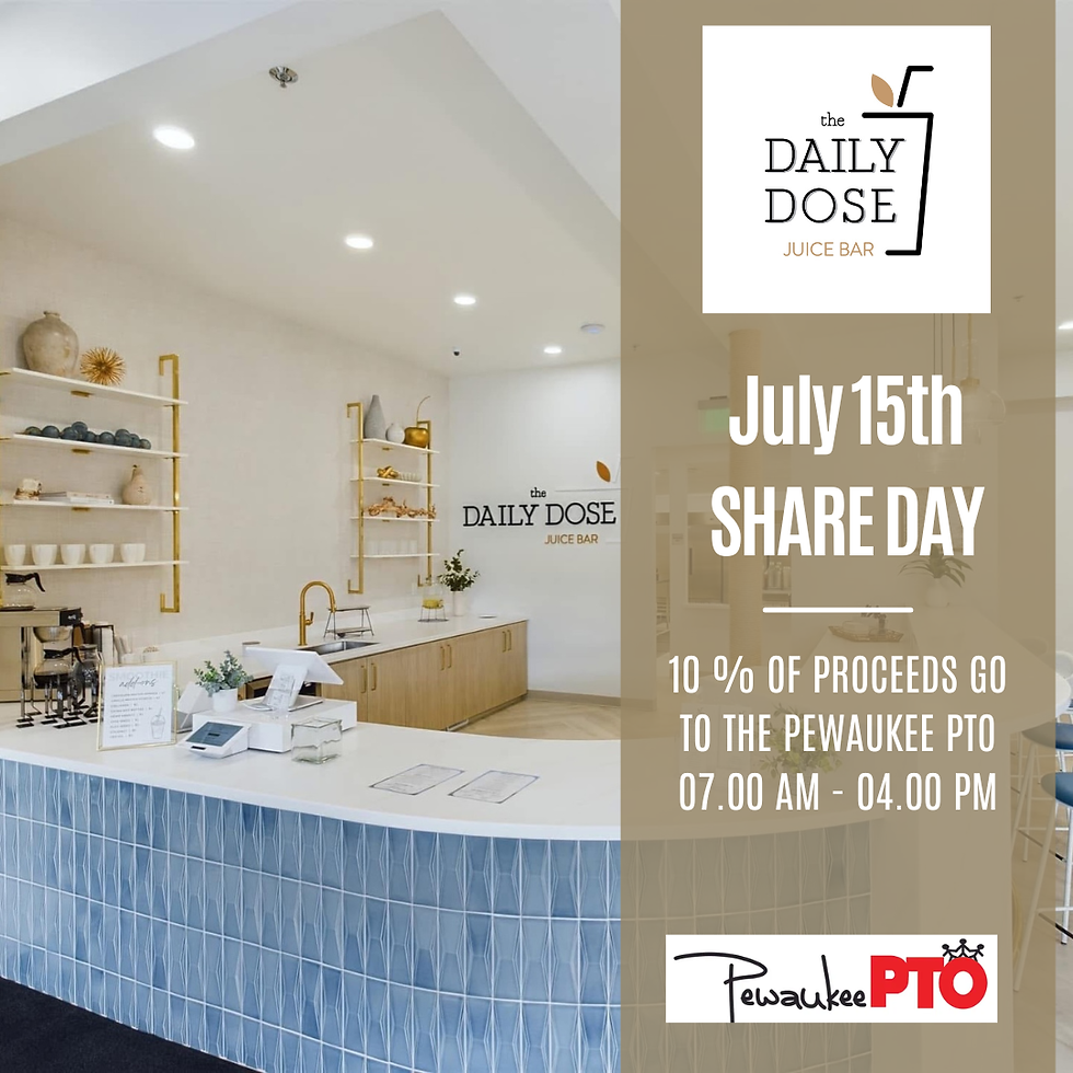 July Share Day at the Daily Dose Pewaukee!