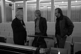 Juan Verdaguer with Peter Eötvös and Paul Jeukendrup – 2015
