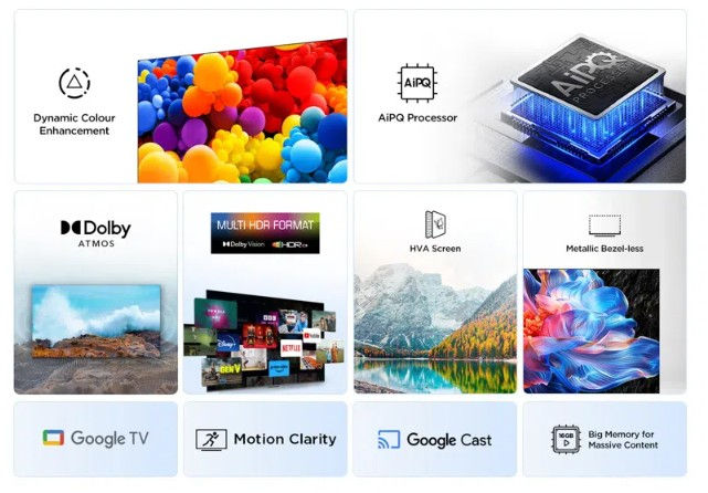 Thumbnail: TCL 55 Inch 55P6K Smart 4K UHD HDR DLED TV