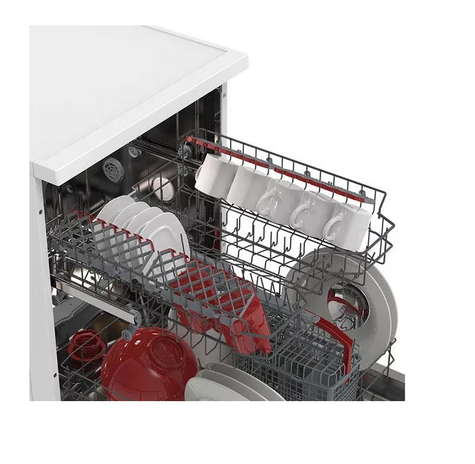 Thumbnail: SHARP QW-DX41F47EW Full-size Dishwasher - White