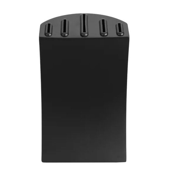 Thumbnail: Dunelm Black 5 Piece Knife Block Set