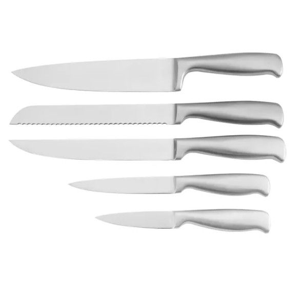 Thumbnail: Dunelm Black 5 Piece Knife Block Set
